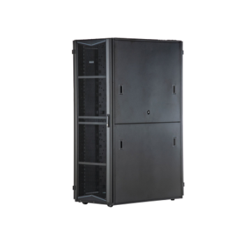 Gabinete FlexFusion para Centros de Datos, 42 UR, 800 mm de Ancho, 1200 mm de Profundidad, Fabricado en Acero, Color Negro