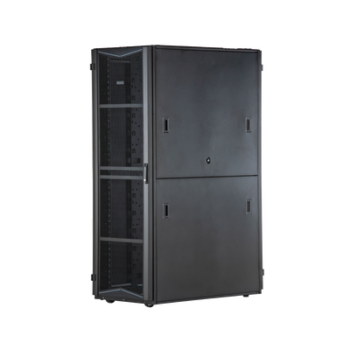 Gabinete FlexFusion para Centros de Datos, 45 UR, 800 mm de Ancho, 1200 mm de Profundidad, Fabricado en Acero, Color Negro