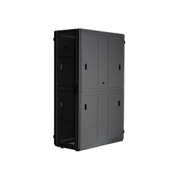 Gabinete FlexFusion™ XGL (Light) para Centros de Datos, 42 UR, 600 mm de Ancho, 1070 mm de Profundidad, Fabricado en Acero, Color Negro