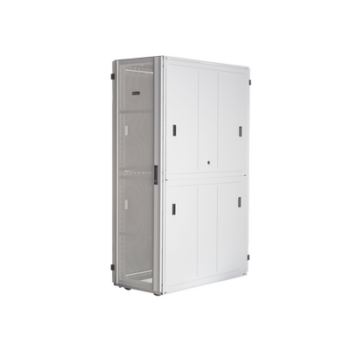 Gabinete FlexFusion™ XGL (Light) para Centros de Datos, 42 UR, 800 mm de Ancho, 1070 mm de Profundidad, Fabricado en Acero, Color Blanco