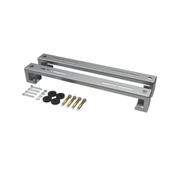 Base para minisplit para piso universal ajustable para capacidades de 1 a 3 toneladas con pernos deslizables y amortiguación