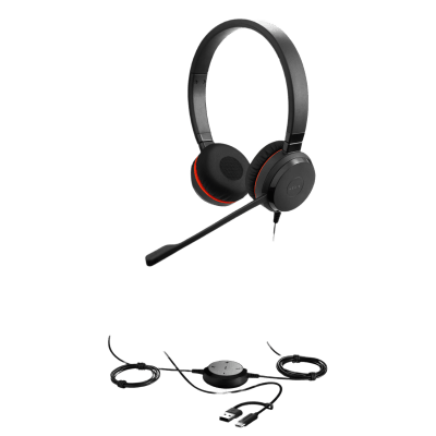 Auriculares  JABRA EVOLVE-30I-IDUO-MS-USBC/A