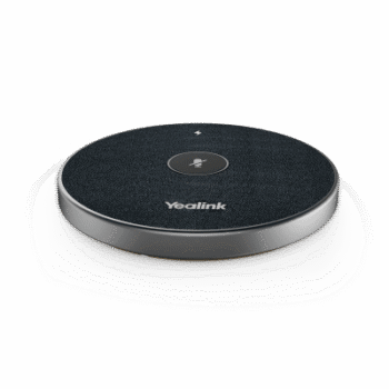 Micrófono Inalámbrico de Mesa / Captación 360° / Alcance 6 m (19.7 ft) / Arreglo de 3 Micrófonos / Wi-Fi Cifrado / Base de Carga Incluida