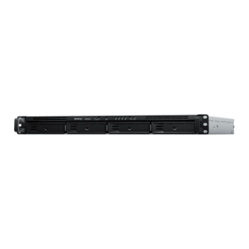 NAS RackStation RS822RP+ | 4 Bahías | 1U | AMD Ryzen V1500B | 32 GB DDR4 ECC | 4 Puertos 1GbE | Expansión PCIe | Compatibilidad con RAID | Caché SSD | Unidades de Energía Redundantes.
