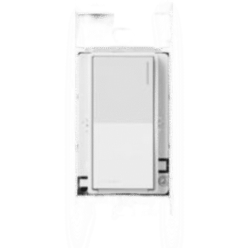 Apagador electrónico Sunnata de encendido y apagado, 8 A en iluminación y motores de 1/4 HP a 120 V, requiere neutro, color blanco brillante, para sistema RadioRA 3