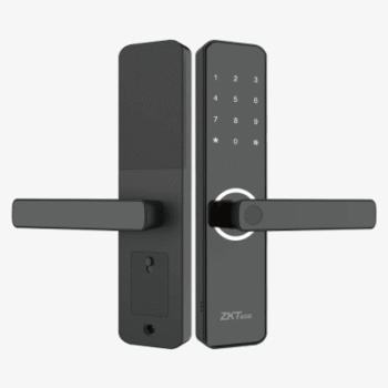Cerradura Inteligente / Huella Digital y Wi-Fi / Mortise Europeo DIN / 300 Usuarios / App ZSmart / Carga Emergencia Micro-USB