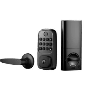 Cerradura Inteligente WiFi / Escáner de Huellas Dactilares / Teclado Numérico / Control por App / 8 Baterías AA / Bloqueo Manual y Automático / Compatible con Puertas 35-55 mm