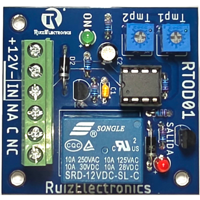 Tarjetas de Relevador Ruiz Electronics RTOD01
