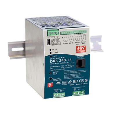 Fuentes de Uso Industrial / Riel DIN MEANWELL DRS24012