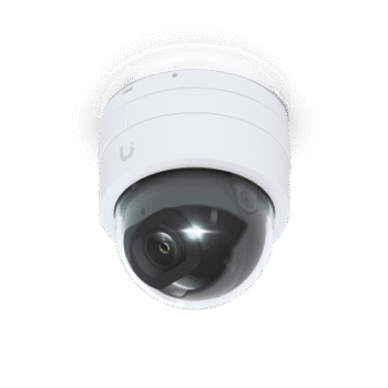 Cámara IP UniFi G5 Domo Ultra, de bajo perfil para interior, 2K (4MPX), ángulo amplio 102.4°, visión nocturna IR hasta 20 mts, detección de eventos, para pared o techo