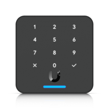 Lector de Acceso G3 Flex con Teclado y NFC, Compatible con App UniFi Identity y Touch Pass, Uso con Guantes o Humedad, Resistencia IP55 y Alimentación PoE