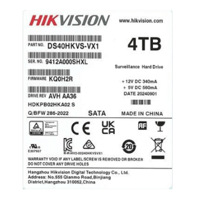 Discos Duros Mecánicos (HDD)  HIKVISION DS40HKVS-VX1