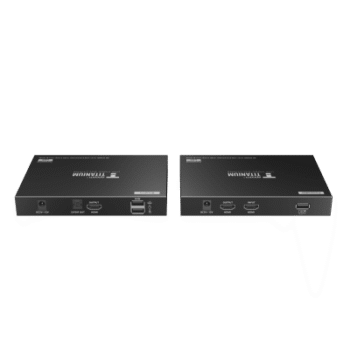 Kit extensor KVM (HDMI y USB) hasta 70 metros | Resolución 4K @ 60 Hz | Cat 6, 6a y 7 | IPCOLOR | CERO LATENCIA | HDR10 | Salida Loop | Puerto S/PDIF | Uso 24/7 | Transmite el Video y Controla tu DVR vía USB a distancia.