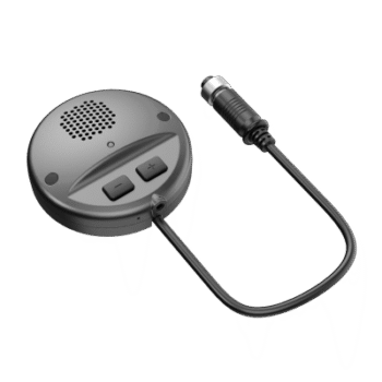 Accesorio para Audio de 2 Vías /  Compatible con DVR Móvil HIKVISION / Conector Tipo Aviación / Micrófono y Altavoz Integrados