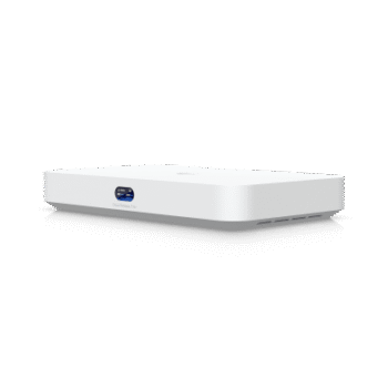 UCG Fiber Cloud Gateway de 10G de Escritorio con Switch Integrado de 4 Puertos 2.5 GbE y 1 Puerto 10G SFP+, Compatibilidad Total con Full Stack UniFi