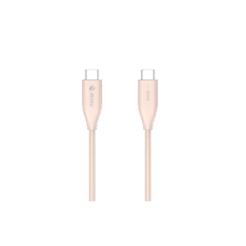 Cable de Carga USB-C a C / 1.5 Metros (4.92 Pies) / Tecnología GaN (Nitruro de Galio) / Fast-Charging / Potencia 60W / Velocidad Transferencia 480 Mbps / Material Silicona No Tóxica / Conector Aluminio Anodizado