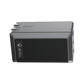 Cargador GaN III 65W / 3 Puertos USB-C y USB-A / PD 3.0 y QC 4.0 / Enchufe Plegable / Protección Integral 6 Capas / Powered by EZVIZ
