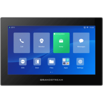 Estación de Intercomunicación SIP con Wi-Fi 6, Bluetooth y Control Total para Agendamiento de Salas y Edificios Inteligentes (Color Negro)