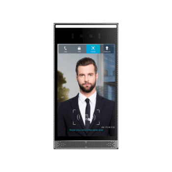 Videoportero SIP con Reconocimiento Facial / Pantalla Táctil IPS 8" / Cámara 2MP Lente Dual / BLE + Wiegand / Anti-Suplantación / IP66 IK07 / PoE