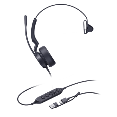 Auriculares  YEALINK UH44-MONO-TEAMS-USB-C/A