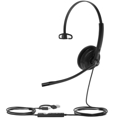 Redes e IT  YEALINK UH34-LITE-MONO-TEAMS-USB-C/A