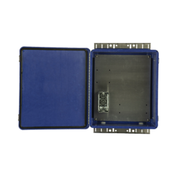 Gabinete de Seguridad para Wireless, NEMA 4X, IP66, de 356 x 305 x 152 mm, Color Azul