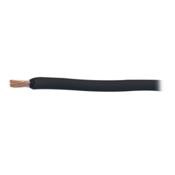 Cable Eléctrico 16 AWG Color Negro, Conductor de Cobre Suave Cableado. Aislamiento de PVC, Auto-Extinguible. Bobina de 100 Metros (328.08 Pies)