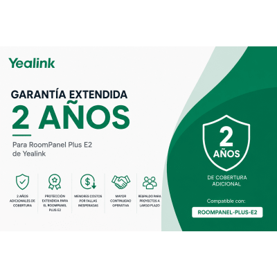Redes e IT YEALINK ROOMPANELPLUSE2-AMS-2YEAR