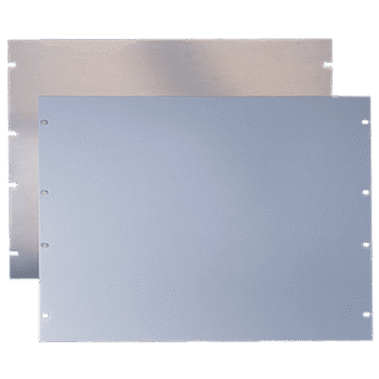 Tapa Ciega Para Rack Estándar de 19in, Plano, de Aluminio, 3 UR