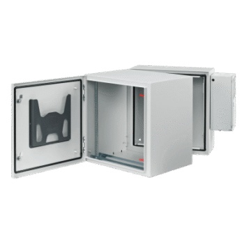 Gabinete Industrial / 19 UR / Aire Acondicionado 4000 BTU / NEMA 4/12 / IP66 / IK10 / Doble Bisagra / 36" Alto x 24" Ancho x 30" Prof (914.4 x 609.6 x 762 mm)