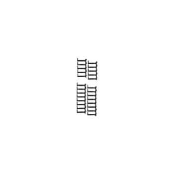 Kit de Dedos Para Administración de Cables en Gabinetes FlexFusion™ Light, de 48 UR, Dedos de 100 mm de Longitud, Color Negro