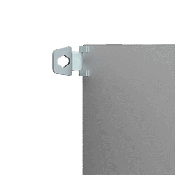 Soporte de Montaje en Pared para Gabinetes NEMA / Brackets Externos AW / Acero Suave Zincado 3 mm / 36x76x21 mm (1.42x2.99x0.83 in) / Incluye 4 Unidades con Accesorios / Mantiene Protección NEMA / IP