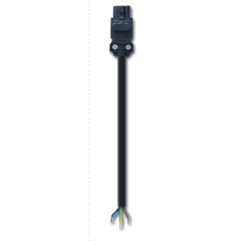 Cable de Alimentación Rápida color negro para Lámparas LED EL900D HOFFMAN