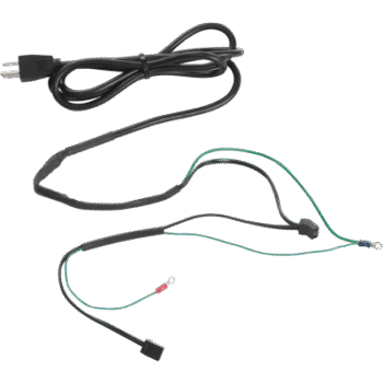 Fan Cord con Termostato Integrado / 1.8 m (5.9 ft) / 115V / 10A / Cobre / Negro / 2 Conectores para Ventiladores