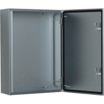 Gabinete de Acero Inoxidable 304L ASR IP66 / 500x500x210 mm (19.7x19.7x8.3 in) / 1 Cerradura / Montaje Placa 2 mm