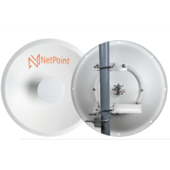 1 Antena Direccional Dual-Polaridad MLO Alto Rendimiento / diámetro  de 39.6 cm / 4.9-7.2 GHz / Ganancia 27 dBi / SLANT de 45 ° o 90 °  / Conector N-Hembra / Montaje, jumpers y radomo incluidos.