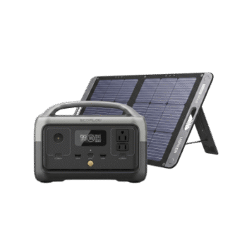 Estación de Energía Portátil / 256 Wh LFP / Inversor Onda Sinusoidal Pura 300 W / Panel Solar 200 W / USB-C 60 W / IP67 / Wi-Fi