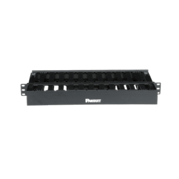 Organizador de Cables Horizontal PatchLink, Doble (Frontal y Posterior), Para Rack de 19in, 1UR
