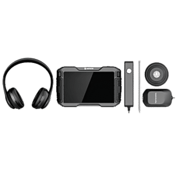AD21P- Cámara de Imagen Acústica Portátil / DETECTAR FUGA DE AGUA / Pantalla táctil de 7" / IP66 PANTALLA IP54 SENSOR PORTATIL