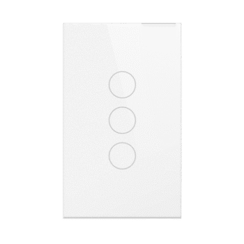 (Wifi) Apagador switch inalámbrico WIFI, control de 3 regresos de carga, 110V