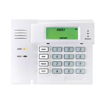 Teclado inalámbrico bidireccional de palabra fija con 4 teclas de función, para paneles Honeywell LYNX y VISTA