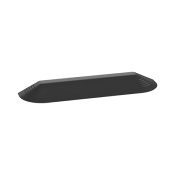 Tapa Final Para Canaleta de Piso AFR4BCBL6, Material PVC Rígido, Color Negro