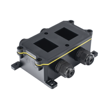 Caja de Plástico ABS/PA66 para Interruptores AccessPRO /  Compatible con los Interruptores APB-0 Series / IP65 / 4 Puertos de Conexión