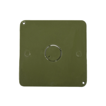 Tapa para Caja Cuadrada de 4 " para instalaciones con tubería PVC Conduit pesado.