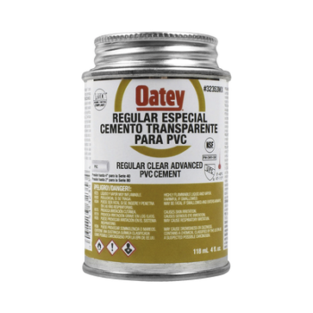 Cemento Claro de 118 ml para Tubo Conduit PVC Pesado.