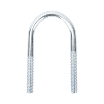 Abrazadera tipo U de 3/4", con acabado Electro Zinc, no incluye tuercas y arandelas