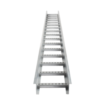 Escalera de Aluminio Portacables / Perfil Z / Peralte 3 1/4" /Paso 9" / Ancho 12" / 3.66 metros / Capacidad Máx. 274 Cables / Incluye Cople Union y Tornillería (CHEZ314P9X12AK)