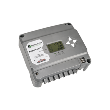 Controlador de Carga Solar MPPT EcoBoost 40 A / Pantalla LCD / 12V y 24V / 2 Puertos USB 3A / Control de Iluminación