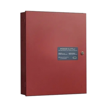 Fuente de Alimentación Remota / 10 Amperes / 3 Entradas / 7 Salidas NAC o Auxiliar de 24 Vcc / Compatible con paneles Notifier, Farenhyt, Silent Knight y Fire-Lite / Gabinete Rojo