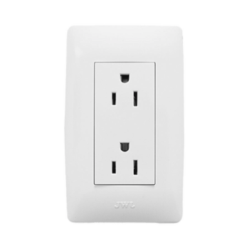 Contacto Dúplex de 127 V~60 Hz 15 A / Color Blanco.